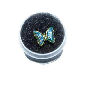 Mariposa Glitter Blue 2 UND