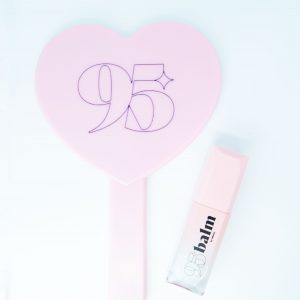 Espejo corazón rosa y 95balm