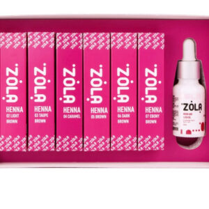 ZOLA mini brow box HENNA